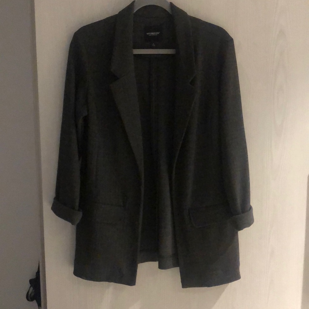 Grey and Black Tweed Blazer